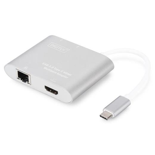 Dıgıtus Dn-3024 Type-C 2Xusb3.0+G.Eth+Hdmı Adaptör