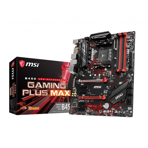 Msı B450 Gamıng Plus Max Ddr4 Hdmı Dvı M.2 Com Am4 